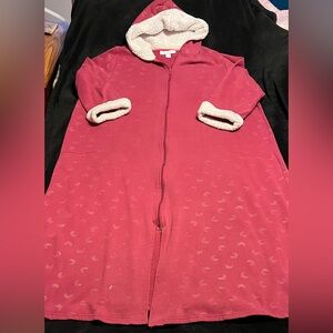 Dreams & Co Hooded Zip-Up Robe Women’s size 1X